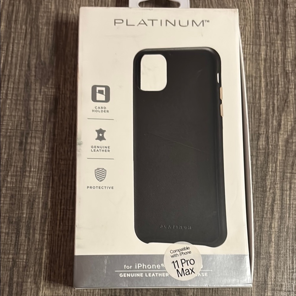 Black iPhone 11 Pro Max Case Slim Protective Cover